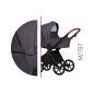Baby Merc Mango 3in1 Multifunkciós Babakocsi Szürke
