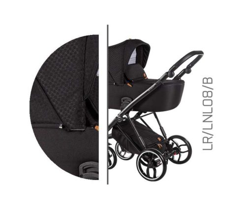 Baby Merc La Rosa 3in1 Multifunkciós Babakocsi  Fekete