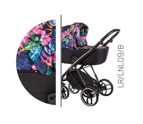 Baby Merc La Rosa 3in1 Multifunkciós Babakocsi  Virágos