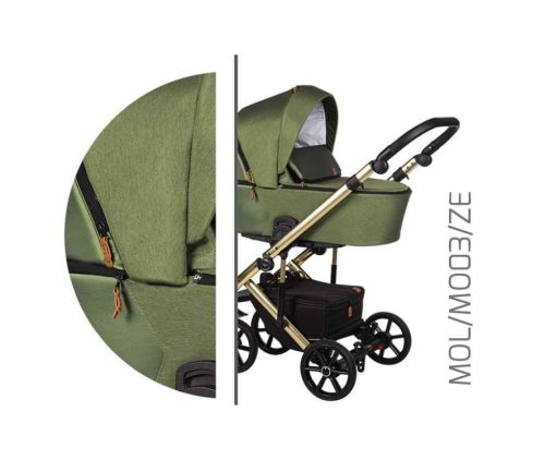Baby Merc Mosca Limited 3in1 Multifunkciós Babakocsi  Zöld
