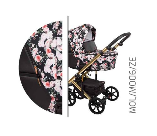 Baby Merc Mosca Limited 3in1 Multifunkciós Babakocsi  Virágos