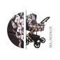 Baby Merc Mosca Limited 3in1 Multifunkciós Babakocsi Virágos