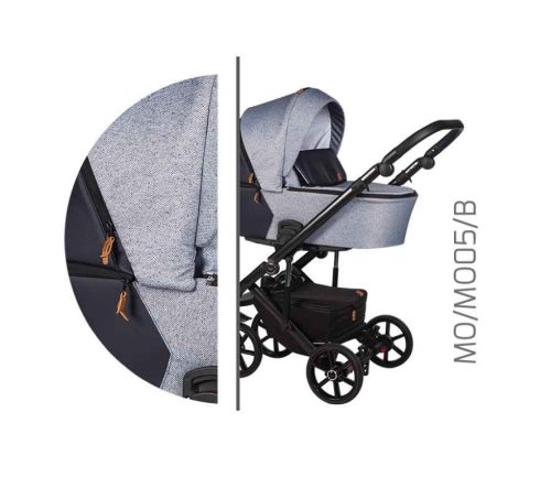 Baby Merc Mosca 3in1 Multifunkciós Babakocsi  Szürke