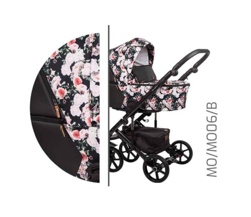Baby Merc Mosca 3in1 Multifunkciós Babakocsi  Virágos