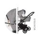 Baby Merc Mosca 3in1 Multifunkciós Babakocsi Szürke