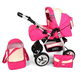 Kunert Volver rózsaszín multfunkciós babakocsi